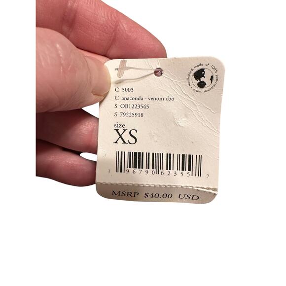 Free People Movement Anaconda Venum Print Athletic Shorts Women's Size XS NWT - Picture 3 of 6